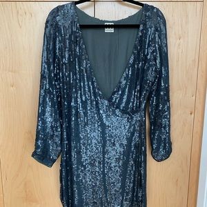 Vintage Haute Hippie Sequin Dress